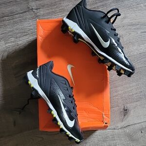 Nike Black and White Soccer Cleats